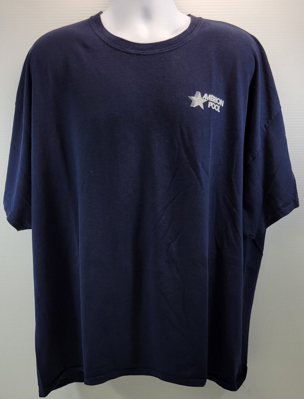 B) American Pool Lifeguard Navy Blue 3XL Gildan DryBlend T-Shirt